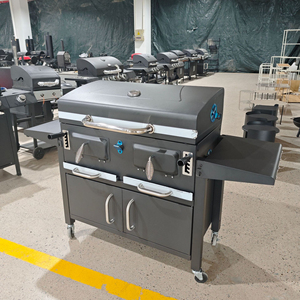 Griglia Barbecue Multifunzionale Moderna in <span class=keywords><strong>Ghisa</strong></span> per Esterni, <span class=keywords><strong>Stufa</strong></span> <span class=keywords><strong>a</strong></span> <span class=keywords><strong>Legna</strong></span> e <span class=keywords><strong>Forno</strong></span> per Stufati <span class=keywords><strong>con</strong></span> Garanzia di 2 Anni - Product Image 3