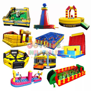 JOYRISE JG-25 Combo <span class=keywords><strong>de</strong></span> <span class=keywords><strong>jeux</strong></span> gonflables multi-usages 4-en-1 d'extérieur 2,5m x 2,5m portable pour carnaval, camping et journées <span class=keywords><strong>de</strong></span> plaisir en famille - Product Image 6