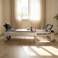 MJD Klassischer Aluminium-Reformer, Hochwertiges Kommerzielles Pilates Core-Bett, Geeignet für Kernkraft-Übungen