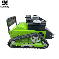 Tondeuse à gazon robotisée tout-terrain de qualité industrielle, télécommandée, diesel, essence, 4 temps, 9 CV, la plus vendue