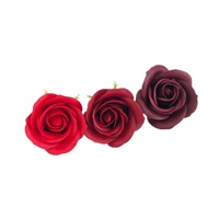 Fleur de savon artificielle faite à la main, écologique, de haute qualité, nouvelle, à 3 couches, parfumée, en forme de rose, pour la Saint-Valentin, décoration de mariage
