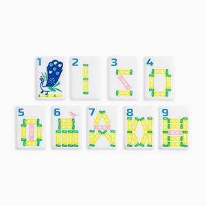 36x25x18mm Size <b>White</b> <b>Acrylic</b> Mahjong Tiles Complete Set, Portable Mahjong for Travel, Vacation & Party Entertainment - Product Image 5