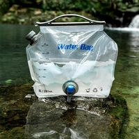 Sac d'hydratation à large ouverture de 8 litres pour le camping et la randonnée, pouvant être rempli de glaçons, adapté aux camping-cars, au camping et à la pêche