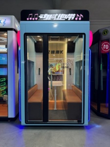 Cabine de karaoké intelligente JFP, fonctionnement par jetons et code QR, écran tactile, insonorisée, salle de chant pour 4 joueurs, idéale pour <span class=keywords><strong>les</strong></span> centres commerciaux - Product Image 4