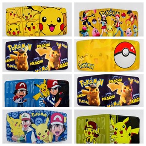 Portefeuille portable anti-perte en cuir PU avec fermeture éclair, motif dessin animé mignon Poke Pikachu, fermeture magnétique, imprimé UV, pour pièces de monnaie et cartes d'identité - Product Image 1