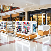 Vitrine de magasin de téléphonie mobile, mobilier de présentation de vente au détail, étagères murales, comptoir, vitrine de magasin de téléphonie mobile personnalisable