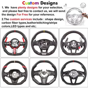Volant intelligent personnalisé en fibre de carbone TDD avec LED pour Acura Galaxy Pro - Product Image 2