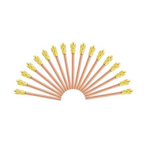 Valvola di Servizio Manuale Industriale SAE 1/4 in Rame per Ricarica Condizionatori d'Aria - Product Image 1