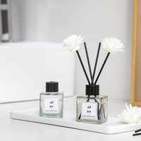 Diffuseur d'ambiance longue durée et durable pour intérieur, parfum Gardénia, pour salle de bain, toilettes, armoire, voiture, fleur en verre, usage domestique et bureau