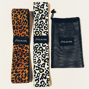 Tùy chỉnh in ấn Mô hình có thể điều chỉnh Vải tập thể dục tập thể dục hip vòng chiến lợi phẩm kháng ban nhạc thiết lập - Product Image 4