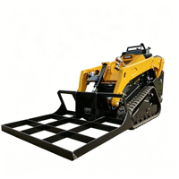 Machine robuste à grille soudée pour la rénovation des terres agricoles et le lissage des chemins en terre