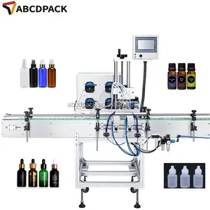 Machine de remplissage automatique de bouteilles 10-100ml, Machines de remplissage de liquide pour bouteilles d'huile essentielle et de liquide Oral