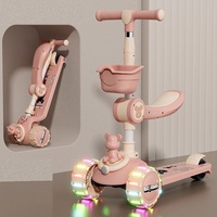 Trottinette Tricycle Multifonctionnelle de Haute Qualité 3 en 1 pour Enfants