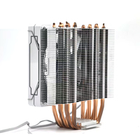 Cool Storm haute Performance lumière LED ventilateurs de refroidissement CPU boîtier PC de jeu 12V 120mm 6 caloduc CPU dissipateur thermique ventilateurs de refroidisseur d'air