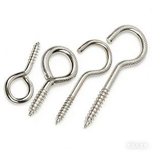 Kunden spezifische selbst schneidende Schraube aus verzinktem Schaf auge mit rundem, leichtem Haken ringring, Schaf-Augen schraube - Product Image 4