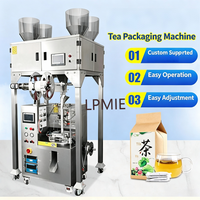 Machine d'emballage de sachets de thé triangulaires entièrement automatique multifonctionnelle pour sachets intérieurs et extérieurs