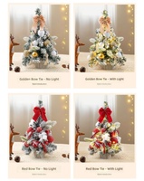 Nouvelle Décoration de Noël 2026 : Mini Arbre de Noël LED sur Pied, Style Nordique, en PVC de Haute Qualité pour la Maison