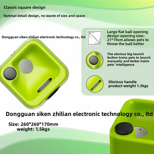 Lanciatore di Palline Manuale per Animali Domestici in ETPU Ecologico, Lanciatore Automatico, Giocattolo per Cani per Addestramento ed Esercizio - Product Image 3
