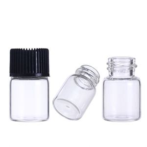 Tubos de ensayo de vidrio transparente al por mayor de 2 ml con tapa de rosca de vidrio y superficie grabada con ácido para envasado de <span class=keywords><strong>tampones</strong></span> - Product Image 5