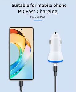 ที่ชาร์จในรถยนต์แบบ Dual USB ราคาโรงงาน ชาร์จเร็ว 5V/2.4A ที่ชาร์จในรถยนต์แบบพกพาสำหรับโทรศัพท์มือถือ - Product Image 3