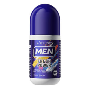 Déodorant anti-transpirant roll-on KORMESIC 50 ml pour <span class=keywords><strong>homme</strong></span>, parfum citron vert frais, longue durée 48h, marque privée, OEM personnalisé - Product Image 6