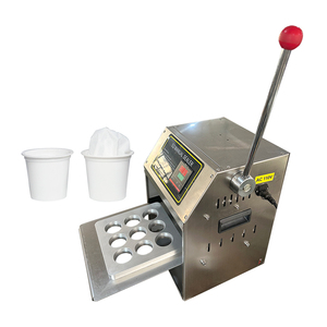 <span class=keywords><strong>Machine</strong></span> manuelle de cachetage de tasse de <span class=keywords><strong>capsule</strong></span> de <span class=keywords><strong>café</strong></span> de K-Cup <span class=keywords><strong>Machine</strong></span> d'emballage de chaleur de tasse de papier d'aluminium de thermoscelleuse de pots de yaourt en plastique - Product Image 2