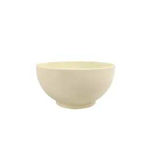 Custom wholesale eco friendly biodegradable PLA bowl microwavable reusable round bowl 4 pieces per set for home use