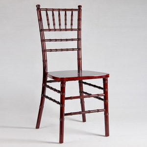 Silla de comedor de Color madera de Hotel estable de alta calidad, muebles de comedor modernos, silla cómoda para eventos, silla de boda - Product Image 3