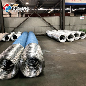 سلك ربط مجلفن بسعر منخفض، سلك فولاذي مجلفن بمقاسات 9 و10 و<span class=keywords><strong>12</strong></span> و14 و16، سلك حديد مجلفن بالغمس الساخن أو بالكهرباء - Product Image 1