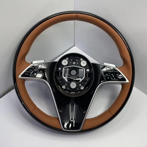 Volant en cuir de style AMG complet, nouvelle version améliorée, pour <span class=keywords><strong>Mercedes</strong></span> Benz et Maybach Classe C, E, S, G, GLC, GLE, GLB, CLA - Product Image 1