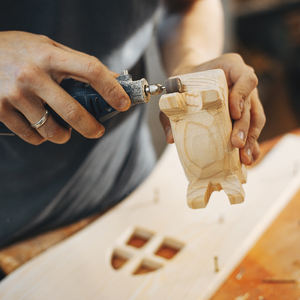 Kingvospro Alat Putar Kecepatan Variabel Tanpa Kabel, Pena Ukir Elektrik Mini dengan Steker Eropa, Abu-abu - Product Image 6