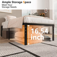 Vente directe usine – Cadre de lit pliable simple en fer, lit simple pour la maison, lit en métal, lit modulaire en fer forgé
