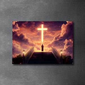 Póster de Cruz LED de neón <span class=keywords><strong>rojo</strong></span> personalizado, Control remoto, fiestas de cumpleaños en casa, Bar, tiendas, centro comercial, decoraciones, hoteles, DC Power Logo, Coche - Product Image 4