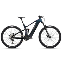Vélo de montagne électrique VTT à suspension intégrale, moteur central, 12 vitesses, cadre en fibre de carbone, cross-country, vélo électrique pour la conduite en extérieur