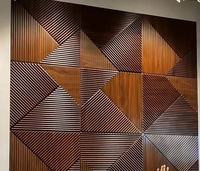UDK Art mural 3D Panneaux en PVC imperméable Panneau mural intérieur Fond d'écran TV Plafond hôtel décoration de luxe