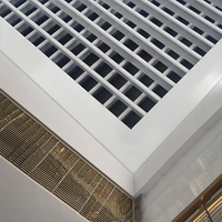 Nouvelle grille de ventilation d'air à charnières personnalisée, filtre à grille, persienne carrée, extérieur, nouvelle vente chaude, taille personnalisée, air de sous-sol