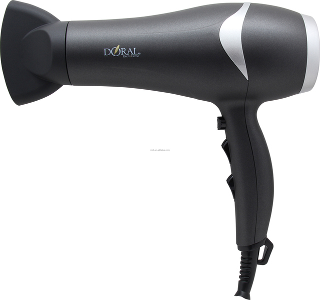 High Performance Home Use Hair Dryer with Multiple Heat and Speed Settings - Matt Black
