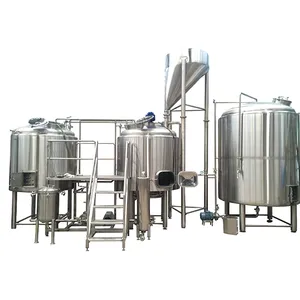 Appareil en acier inoxydable, 1800L 18HL 15BBL, chauffage direct, 2 cuves, fabrication de bière, livraison gratuite