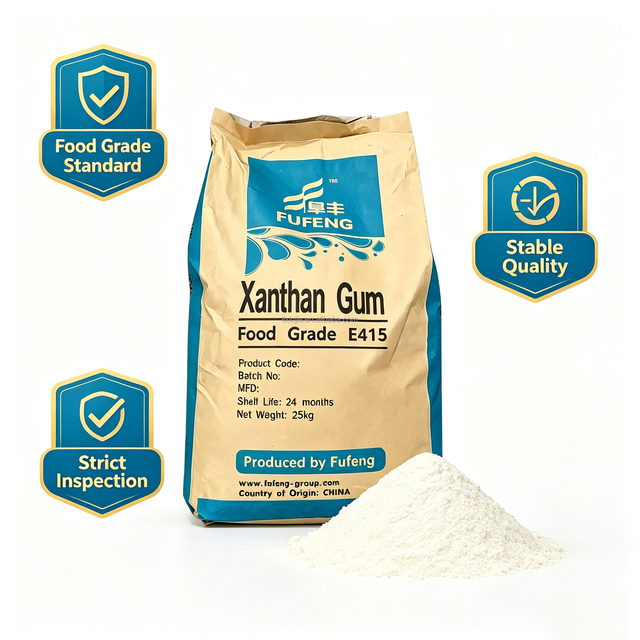 Global Top Fermenter Fufeng Food Grade Non-GMO Xanthan Gum Thickener HALAL/KOSHER Certified 80/200 Mesh Ketchup Salad Dressing