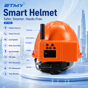 Casque de chantier sans fil avec radio bidirectionnelle UHF <span class=keywords><strong>PMR446</strong></span> sans licence, <span class=keywords><strong>talkie</strong></span>-<span class=keywords><strong>walkie</strong></span> intégré au casque - Product Image 3