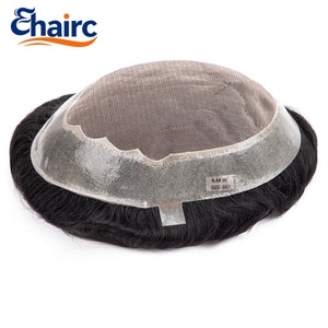 Protesi Capillare Ipoallergenica per Uomo 100% Capelli Umani Delicata sulla Pelle Traspirante per Cuoio Capelluto Sensibile - Product Image 5