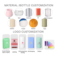 Emballage personnalisé haut de gamme en tube cylindrique en carton écologique pour les soins de la peau et les déodorants avec logo rotatif