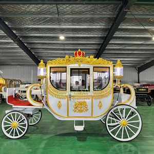 Charrette royale de style britannique, luxe moderne, durable, en métal et en bois, charrette de <span class=keywords><strong>prince</strong></span> - Product Image 6