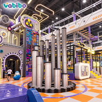 Estructura de Juego Infantil Personalizada, Mecánica, Comercial, para Interiores, con Diseño Punk, para Parques de Diversiones