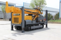 Foreuse à chenilles diesel FY de 700 m avec moteur, boîte de vitesses et pompe, diamètre de forage 140-350 mm, mobilité sur chenilles, 220 V, pour l'exploitation minière