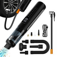Aspirateur sans fil numérique rechargeable automatique, gonfleur de pneus portable sans fil, compresseur d'air pour voiture, gonfleur de pneus