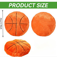 Coussin en peluche sportif best-seller avec motifs de football, baseball, volleyball – Style hiver, rembourrage en coton PP