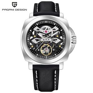 Pagani Design Men's Mechanical <b>Watch</b> Stainless Steel <b>Case</b> Hollow Out Automatic Movement PD-YS017 14mm 100m Waterproof - Product Image 1
