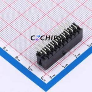 ZX-MX3.0-2-9PWZ Wire-to-<b>Board</b> <b>Pin</b> Header Bent Lead Through Hole,P=3mm Connector 2x9P 3mm Right Angle Insert Micro-Fit (MX 3.0) - Product Image 2