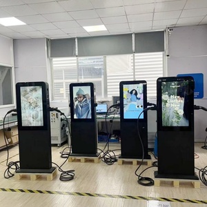 สถานีชาร์จรถยนต์ไฟฟ้าอัจฉริยะสำหรับโฆษณาภายนอกอาคาร AC 44kW รองรับ OCPP 1.6J ได้รับการรับรองมาตรฐาน CE Eichrecht - Product Image 1